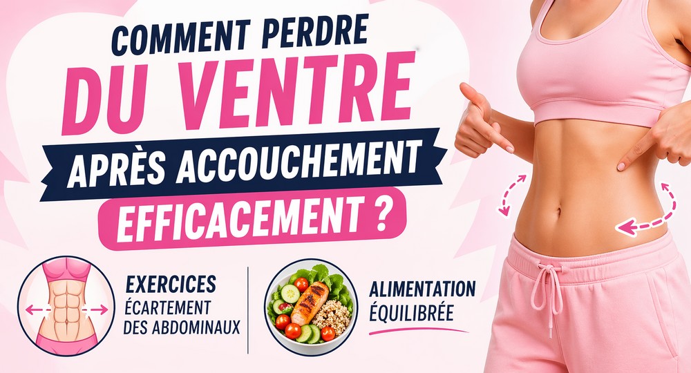 Comment perdre du ventre après accouchement