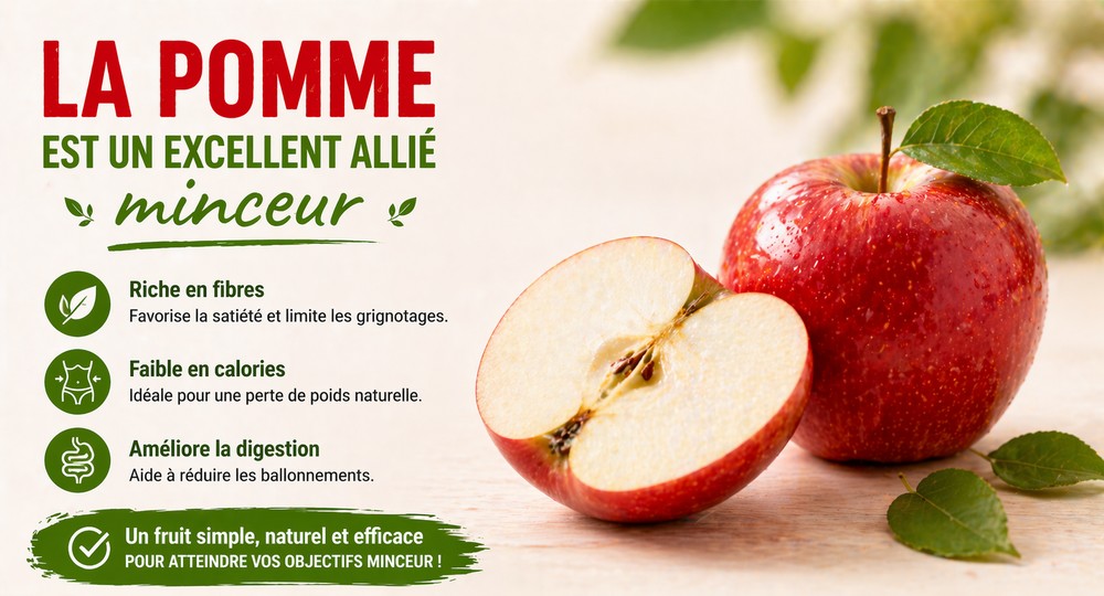 La pomme : l'allié minceur naturel