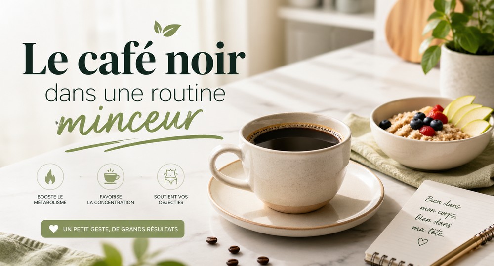 Le café noir dans une routine minceur