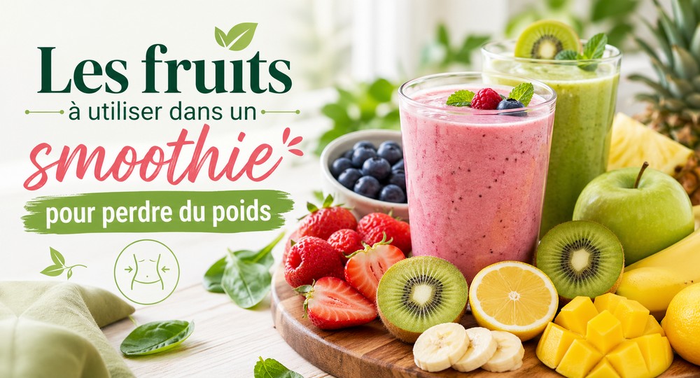 Les fruits à utiliser dans un smoothie pour perdre du poids