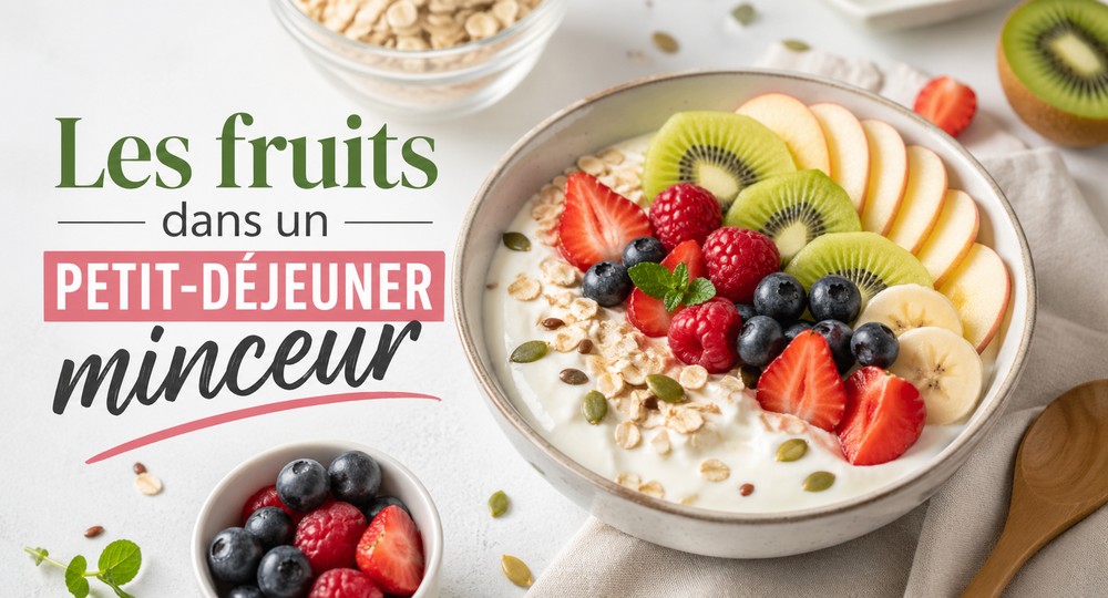 Les fruits dans un petit-déjeuner minceur