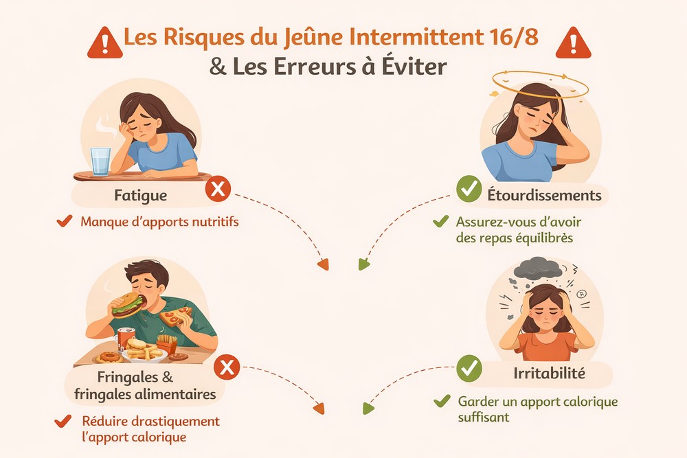 Les risques du jeûne intermittent 16/8