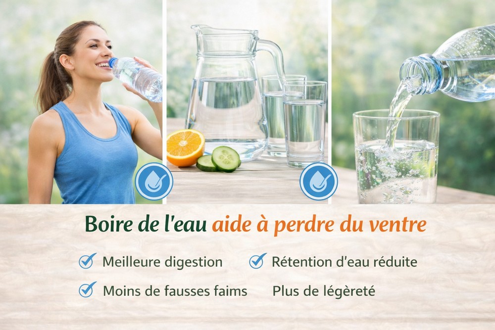 L'hydratation pour une silhouette légère