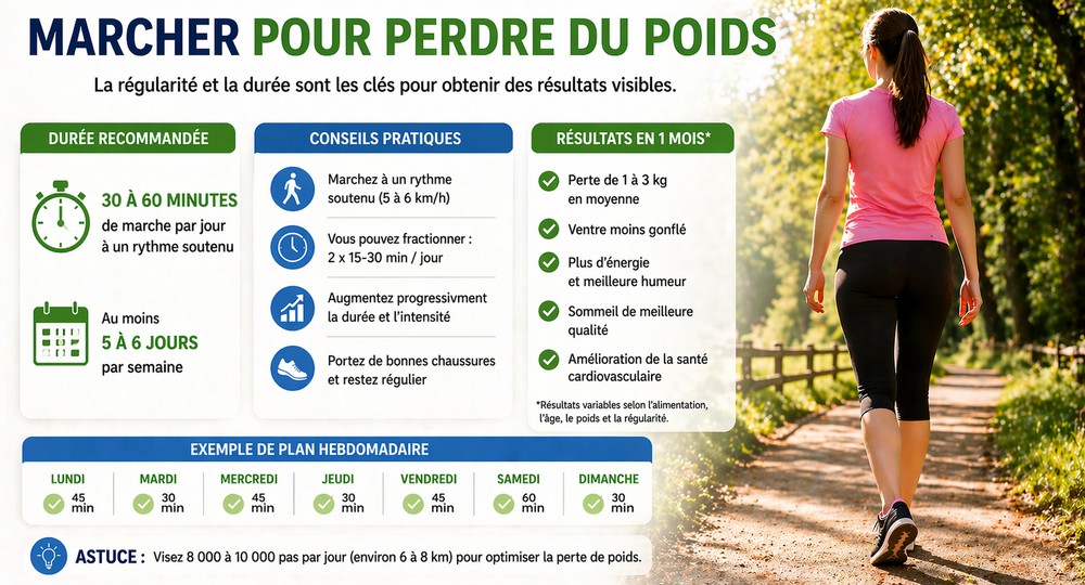 Marcher pour perdre du poids