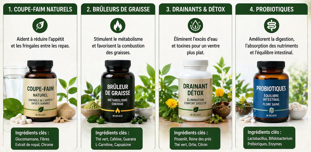 Meilleurs compléments pour maigrir sans sport-minceurboost