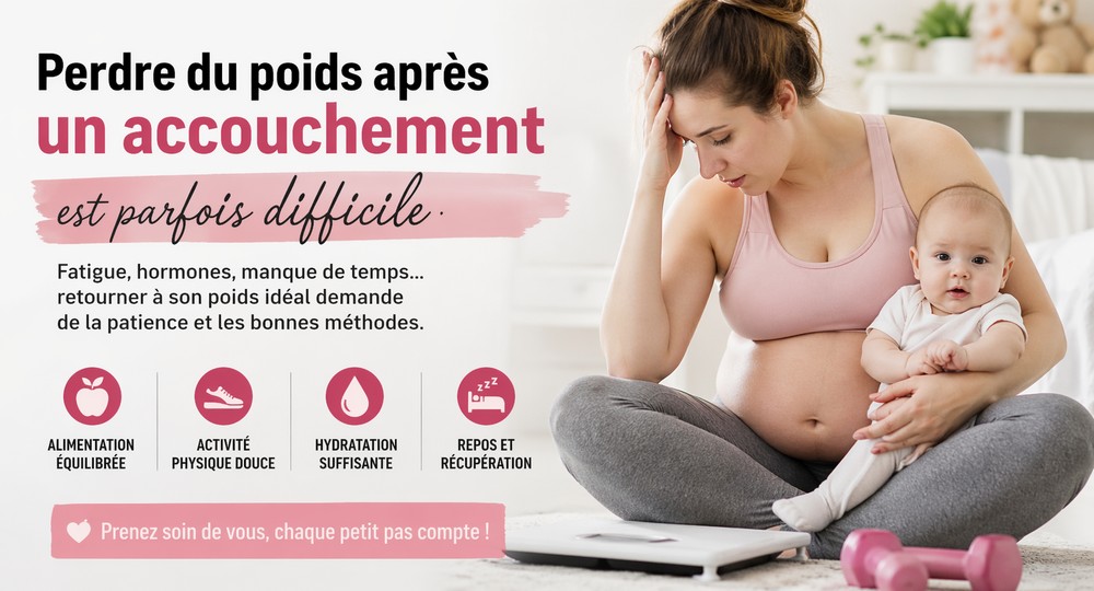 Perdre du poids après l'accouchement
