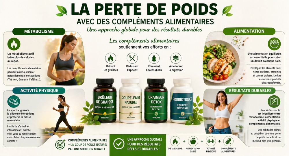 Perte de poids avec des compléments -minceurboost