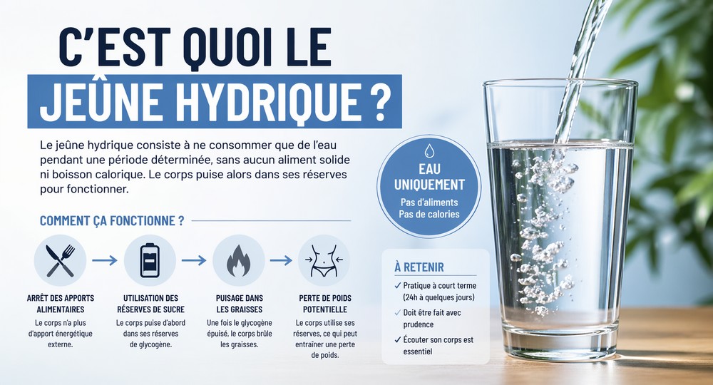 Qu'est-ce que le jeûne hydrique -minceurboost