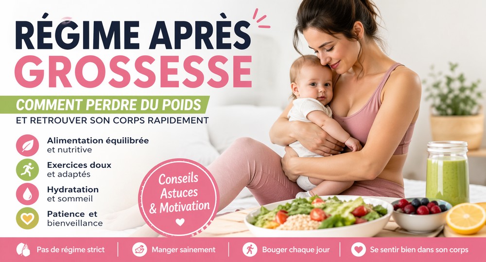 Régime après grossesse : conseils et motivation