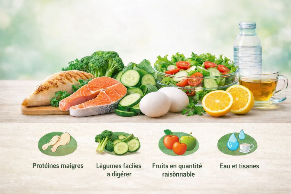Repas sain et équilibré pour retrouver un ventre plat rapidement
