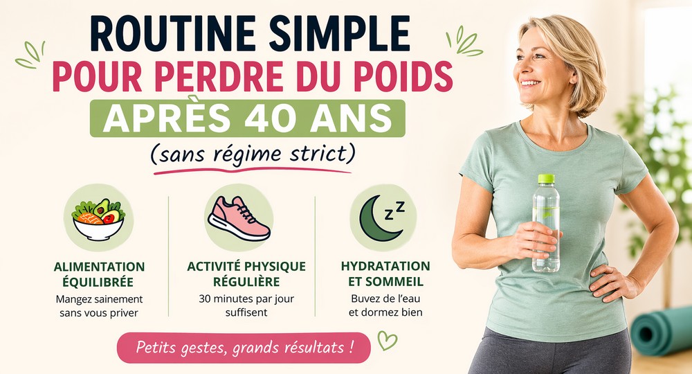 Routine simple pour perdre du poids après 40 ans
