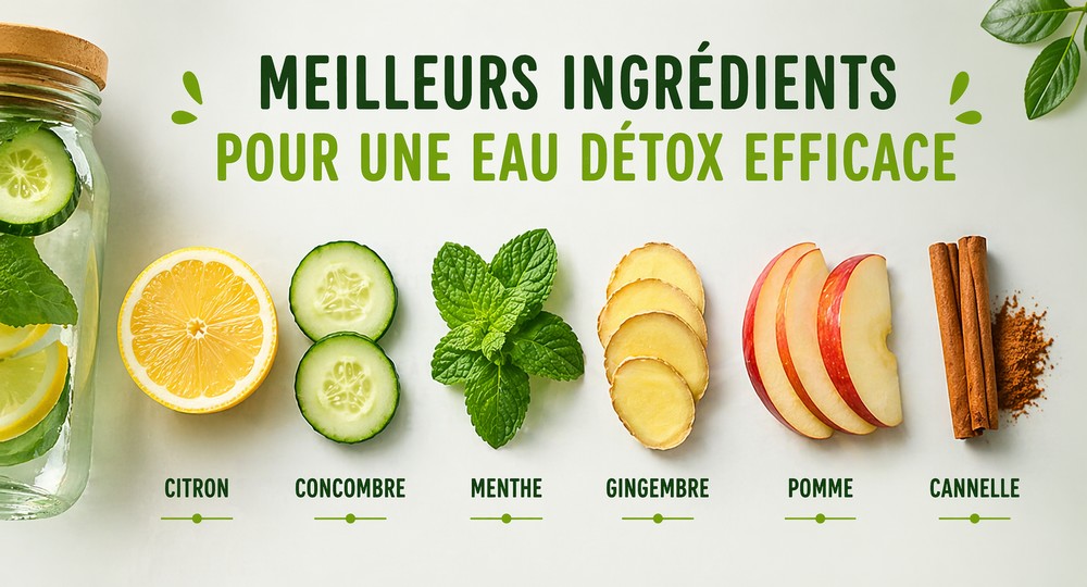 eau détox pour un ventre plat