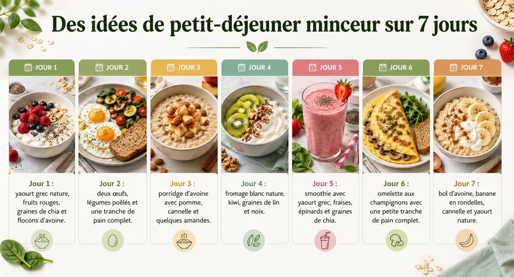 idées-petit-déjeuner pour maigrir efficacement-7-jours