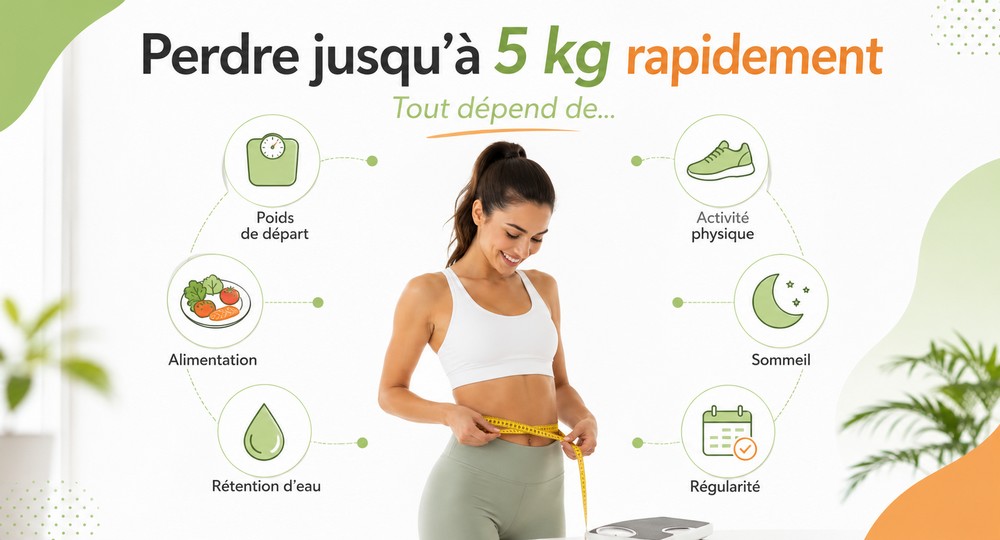 perdre jusqu’à 5 kg rapidement