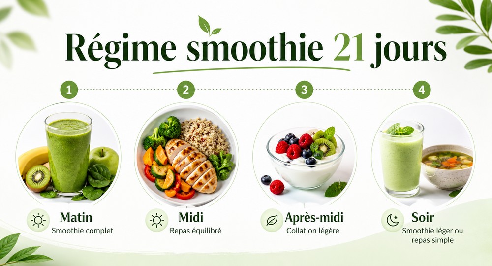 régime smoothie 21 jours