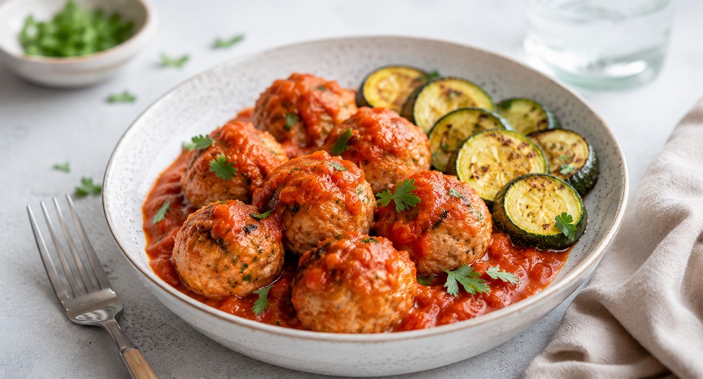 Boulettes de dinde à la sauce tomate