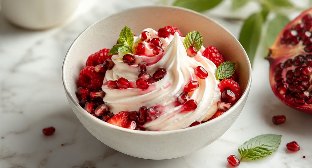 Frozen yogurt healthy à la grenade