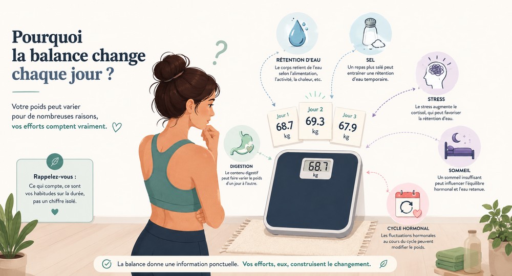 Pourquoi la balance ne bougeait-elle pas tous les jours
