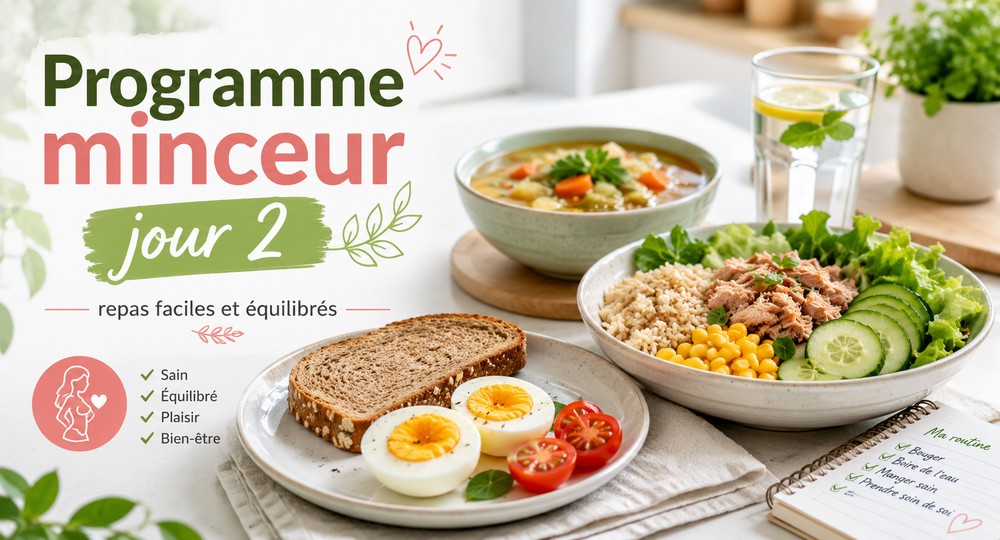 Programme minceur jour 2