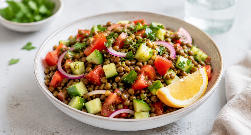 Salade de lentilles minceur
