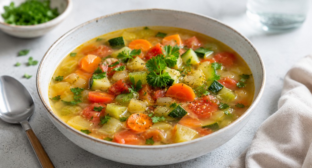 Soupe minceur aux légumes