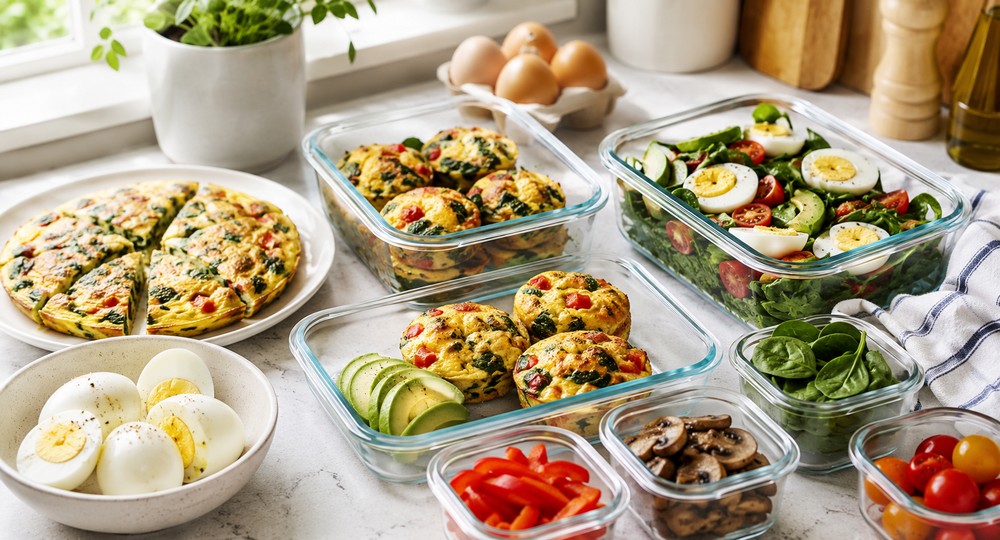 œufs pour faire du meal prep