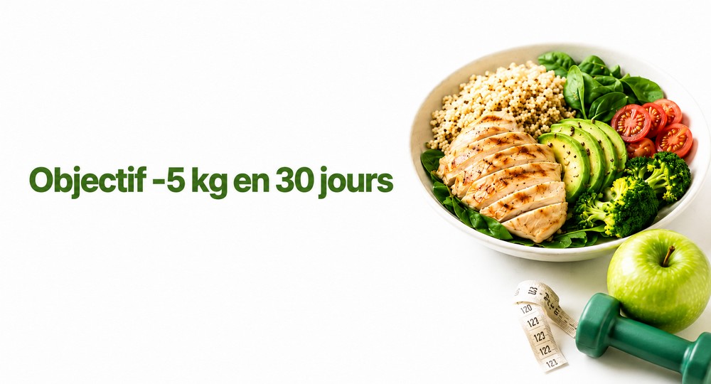 plan minceur réaliste à suivre pendant 30 jours