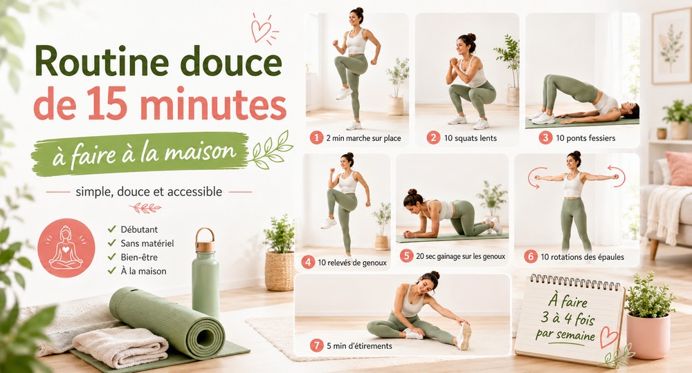 routine douce de 15 minutes