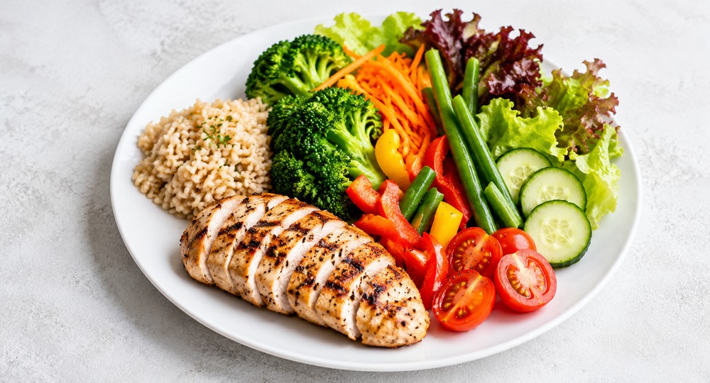 une assiette pour perdre de la graisse