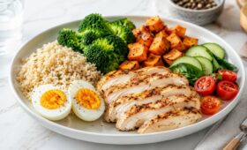 une assiette pour prendre du muscle