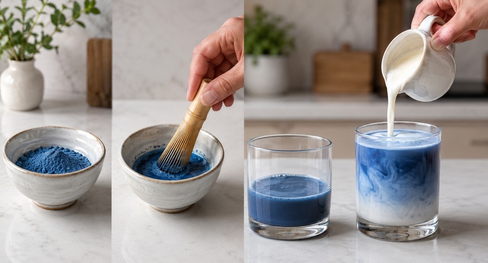 Blue matcha