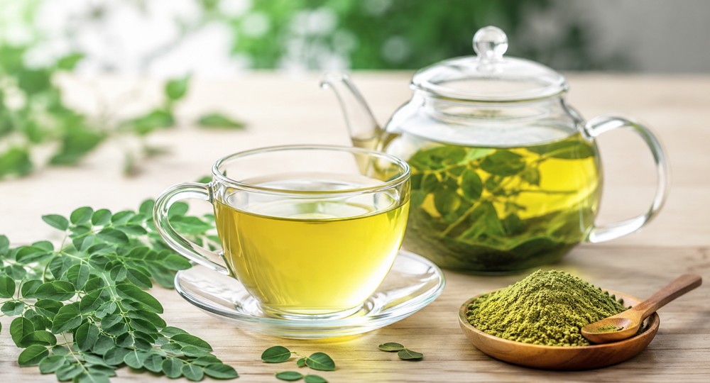 boisson ou infusion de moringa